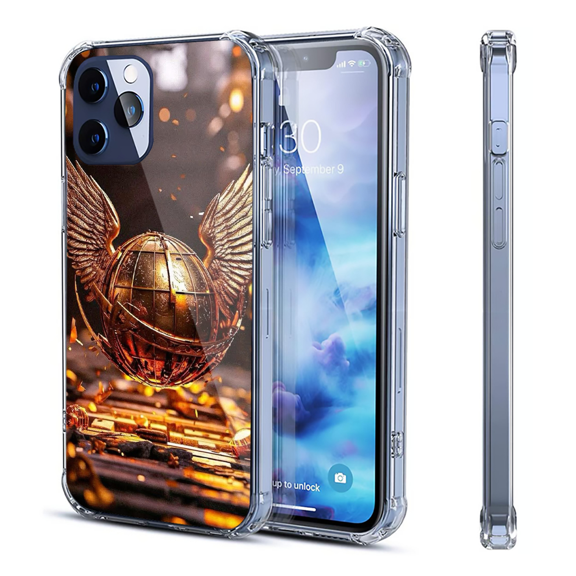 （画像用） Harry Potter ハリー・ポッターシリーズ 【iPhone 12シリーズ対応】透明スマホケース（クリアソフトケース）